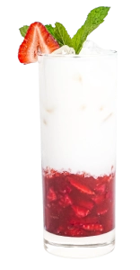 Strawberry Real Fruit Iced Latte